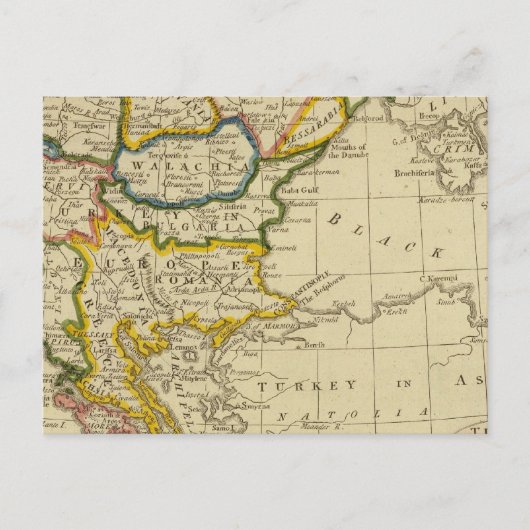 Turkije, Hongarije Briefkaart (Voorkant)