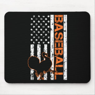 Turkije Honkbal American Flag Thanksgiving Day Spo Muismat