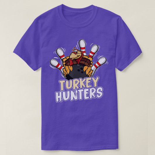 Turkije Hunters Bowling Bowler T-shirt (Design voorkant)