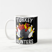 Turkije Hunters Bowling Fun Bowling Gift Koffiemok (Links)