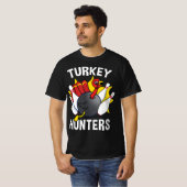 Turkije Hunters Bowling Fun Bowling Gift T-shirt (Voorkant volledig)