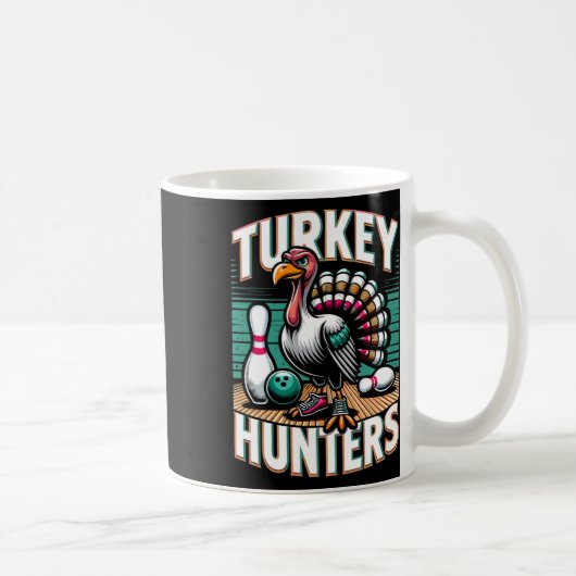 Turkije Hunters Shirt Funny Bowling Shirt Turkije  Koffiemok (Rechts)