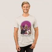 Turkije Huwelijk Mannen Tri-Blend Shirt (Voorkant volledig)