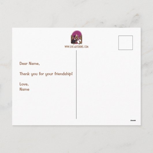 Turkije Huwelijksvakantie Briefkaart (Achterkant)