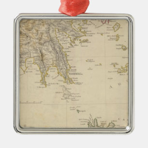 Turkije III Zuid-Griekenland en Candia Metalen Ornament