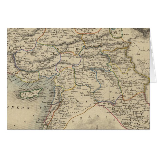 Turkije in Azië (Voorkant Horizontaal)