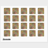 Turkije in Azië 2 Vierkante Sticker (Vel)