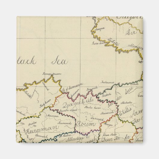 Turkije in Azië 3 Magneet (Voorkant)