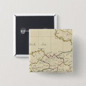 Turkije in Azië 3 Vierkante Button 5,1 Cm (Voorkant /achterkant)