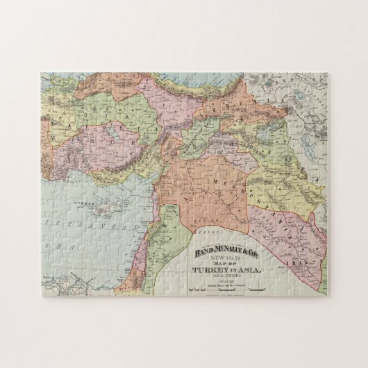 Turkije in Azië 6 Legpuzzel (Horizontaal)