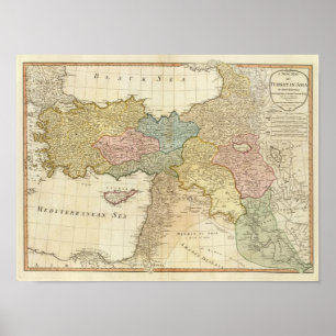 Turkije in Azië Poster