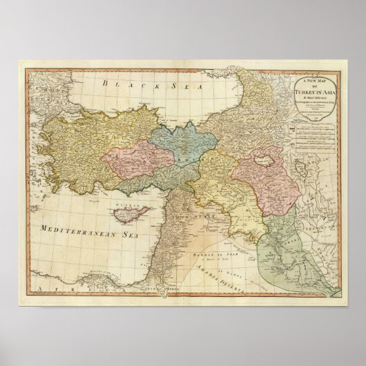 Turkije in Azië Poster (Voorkant)