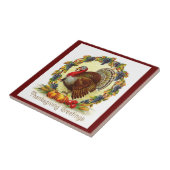 Turkije in de grote keramische tegel tegeltje (Zijkant)