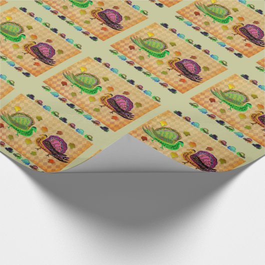 Turkije in de Herfst Cadeaupapier (Hoek)