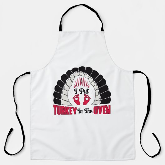 Turkije in de oven schort (Voorkant)