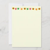 Turkije in de Thanksgiving Pumpkin Kaart (Achterkant)