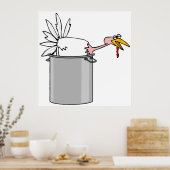 Turkije in een positie poster (Keuken)