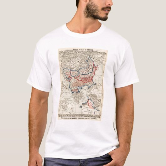 Turkije in Europa 10 T-shirt (Voorkant)