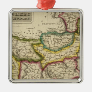 Turkije in Europa 2 Metalen Ornament