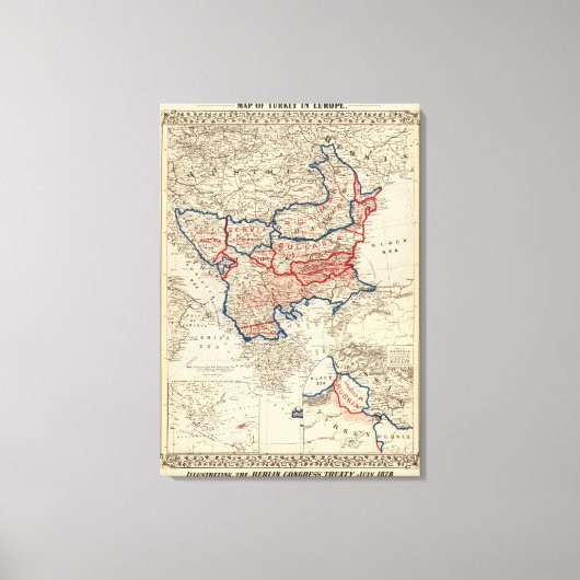 Turkije in Europa 6 Canvas Afdruk (Voorkant)