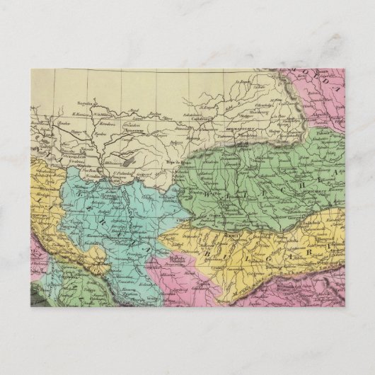 Turkije in Europa Briefkaart (Voorkant)