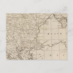 Turkije, in Europa en Hongarije Briefkaart