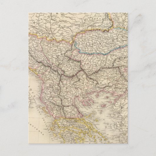 Turkije in Europa, Griekenland Briefkaart (Voorkant)