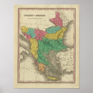 Turkije in Europa Poster