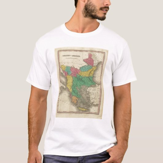 Turkije in Europa T-shirt (Voorkant)