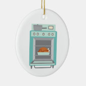 Turkije in Oven Keramisch Ornament (Rechts)