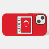 Turkije iPhone Hoesje (Achterkant horizontaal)