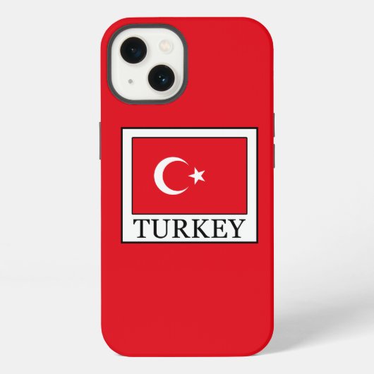 Turkije iPhone Hoesje (Achterkant)