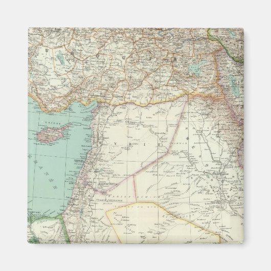 Turkije, Irak, Azië Magneet (Voorkant)