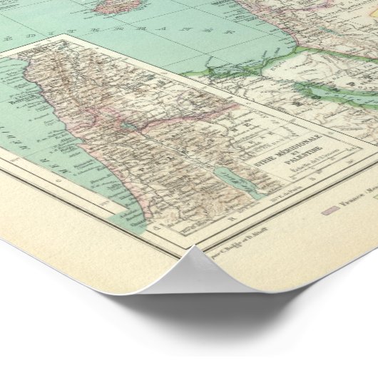 Turkije, Irak, Azië Poster (Hoek)