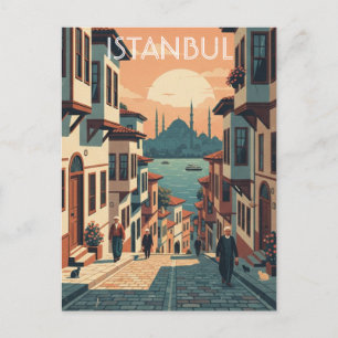 Turkije Istanboel Blauwe Moskee Briefkaart