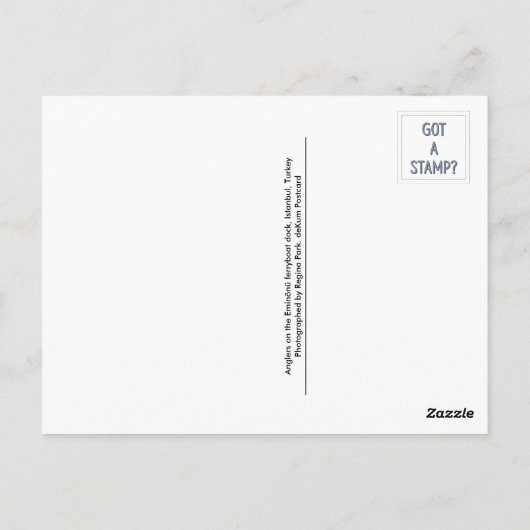 Turkije Istanboel Souvenir Briefkaart voor Postcro (Achterkant)