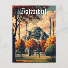 Turkije Istanbul Blauwe Moskee Briefkaart