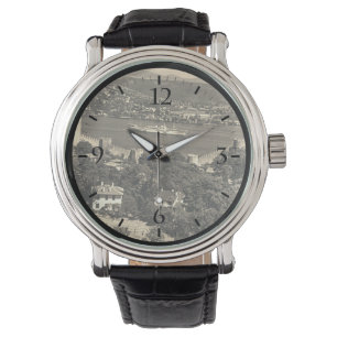  Turkije Istanbul Bosphorus fortress Canvas Horloge
