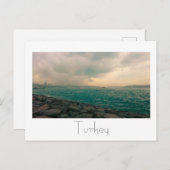 Turkije Istanbul Cityscape de Bosphorus Briefkaart (Voorkant / Achterkant)