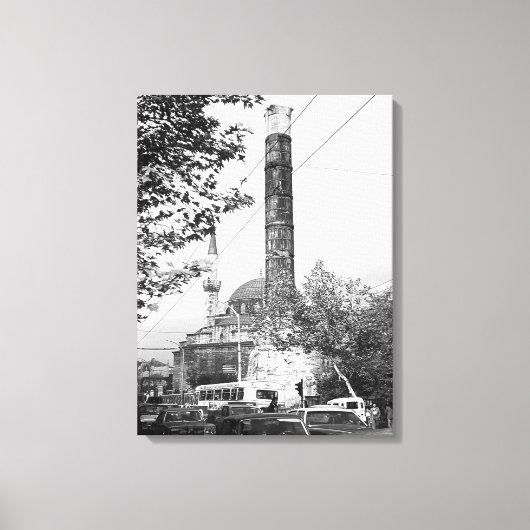  Turkije Istanbul Column Constantine Canvas Afdruk (Voorkant)