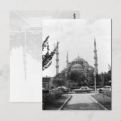 Turkije Istanbul de blauwe moskee Briefkaart (Voorkant / Achterkant)