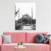  Turkije Istanbul de blauwe moskee Canvas Afdruk (Insitu (Woonkamer))