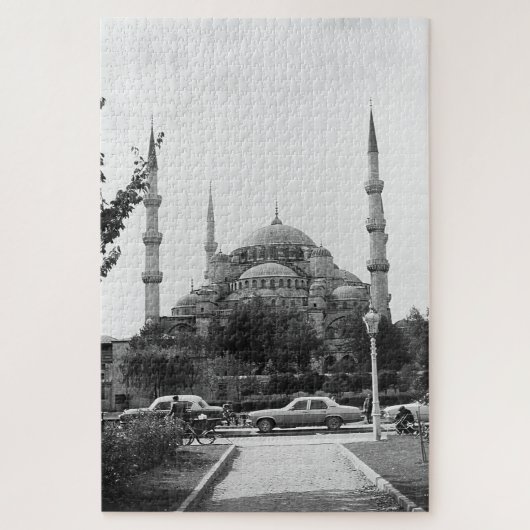  Turkije Istanbul de blauwe moskee Legpuzzel (Verticaal)