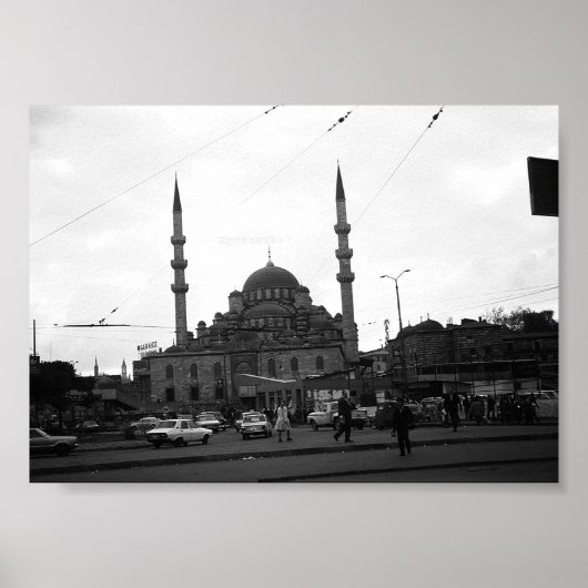  Turkije Istanbul de Jeni Camii moskee Poster (Voorkant)