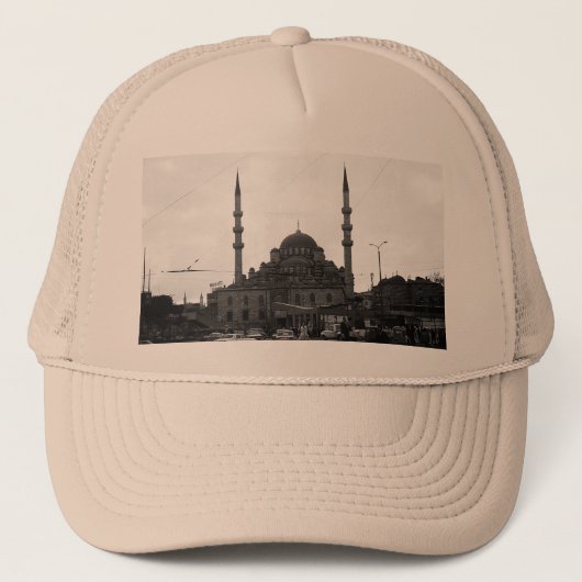  Turkije Istanbul de Jeni Camii moskee Trucker Pet (Voorkant)