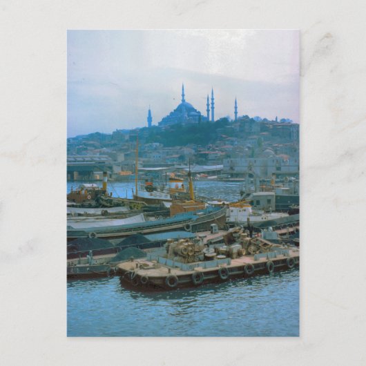 Turkije Istanbul Dredgers, Bosphoros Briefkaart (Voorkant)