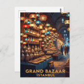 Turkije Istanbul Grand Bazaar Briefkaart (Voorkant / Achterkant)