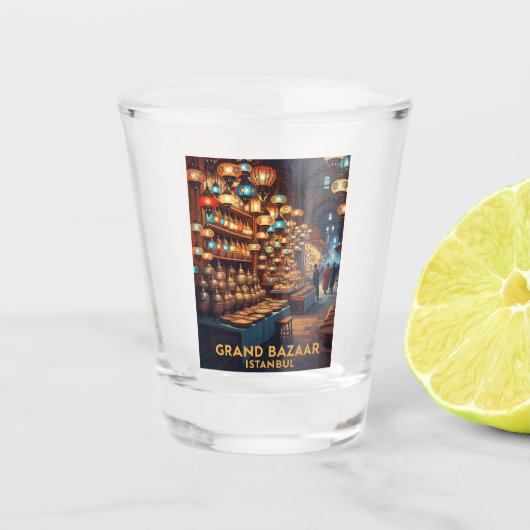 Turkije Istanbul Grote Bazaar Shot Glas (Voorkant)