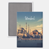 Turkije Istanbul Hagia Sophia Blauwe Moskee Magneet (Voorkant / Achterkant)