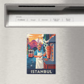 Turkije Istanbul Kebab straatverkoper Magneet (Insitu (Vaatwasser))